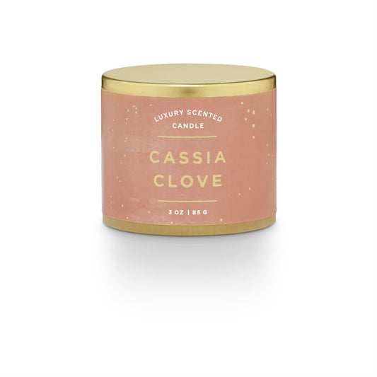 Cassia Clove Demi Tin Candle