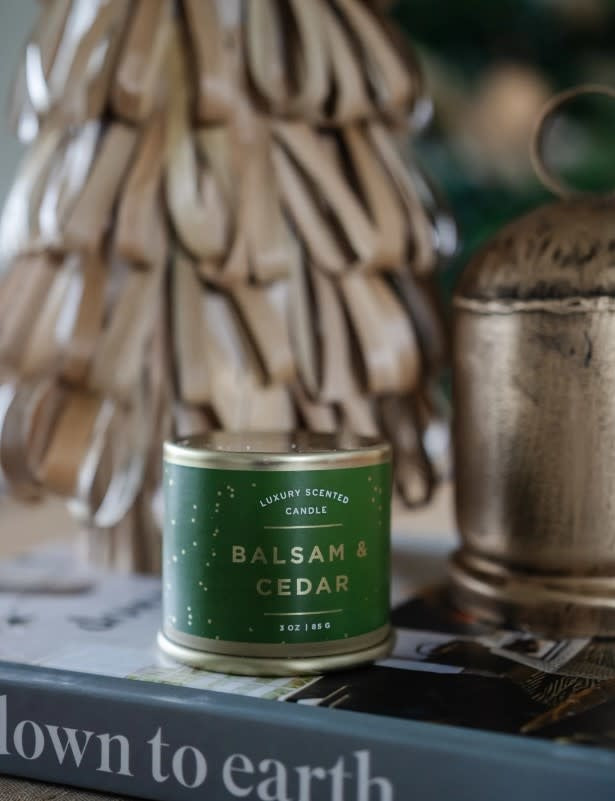 Balsam + Cedar Tin Candle | 3oz