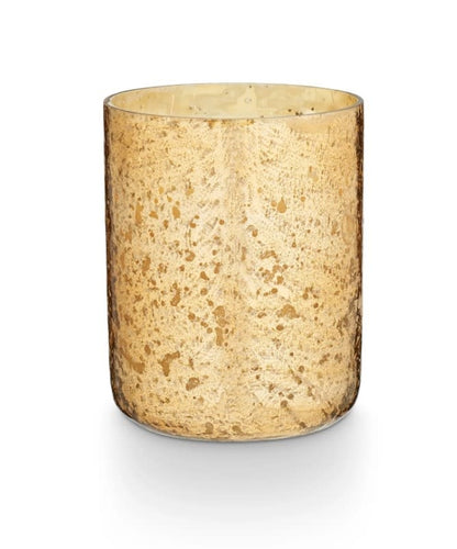 Cassia Clove Small Luxe Sanded Mercury Glass Candle