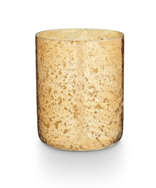 Cassia Clove Small Luxe Sanded Mercury Glass Candle