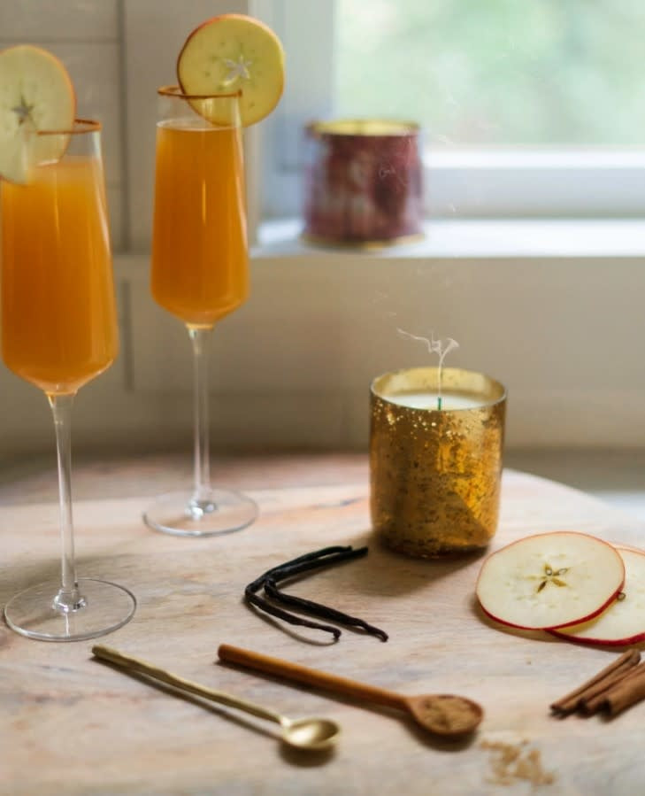 Cassia Clove Small Luxe Sanded Mercury Glass Candle