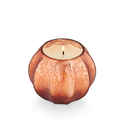 Cassia Clove Mercury Glass Pumpkin Candle | 8.6oz
