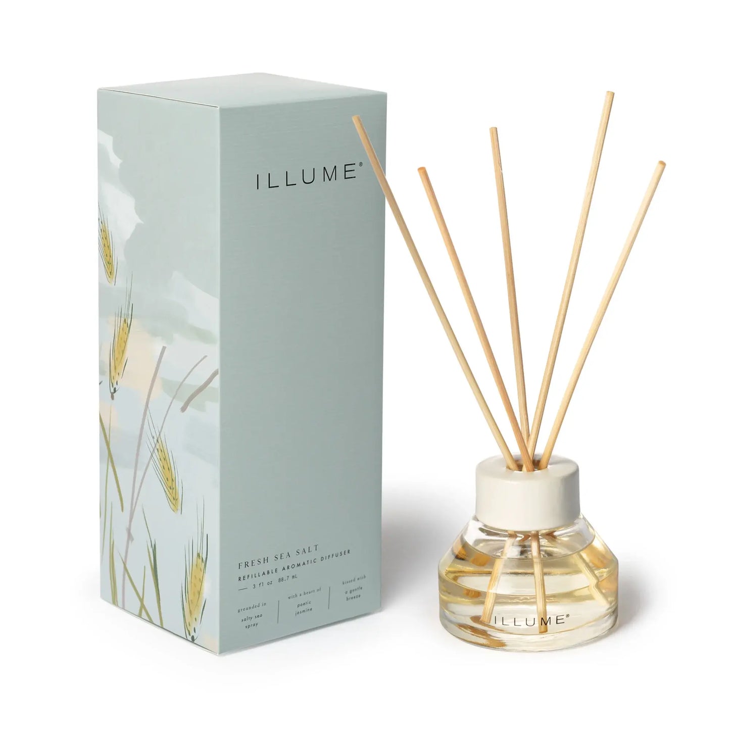 Aromatic Reed Diffuser | Fresh Sea Salt 3oz
