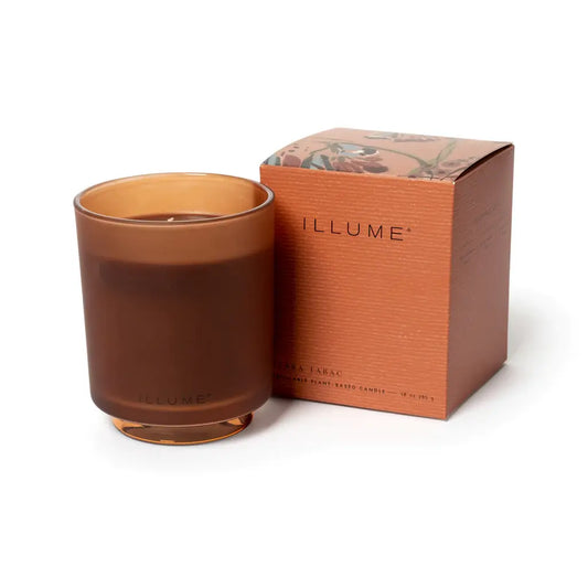 Refillable Glass Candle Gift Box | Terra Tabac 10oz