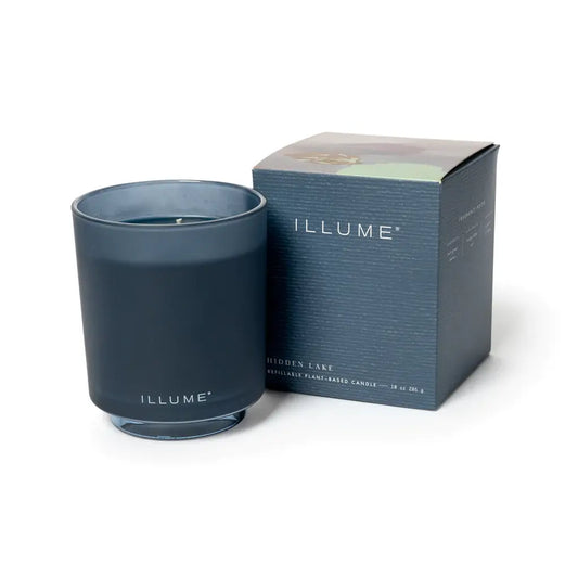 Refillable Glass Candle Gift Box | Hidden Lake 10oz