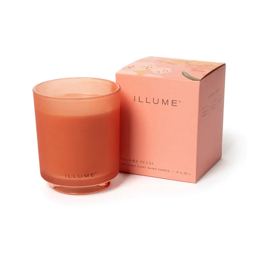 Refillable Glass Candle Gift Box | Paloma Petal 10oz