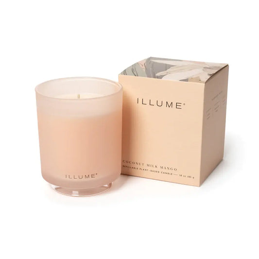 Refillable Glass Candle Gift Box | Coconut Milk Mango 10oz