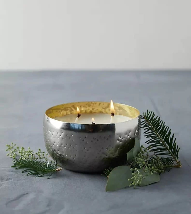 Balsam + Cedar Demi Iced Metal Candle