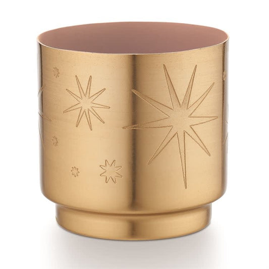 Pink Pine Tiny Tinsel Glass Candle