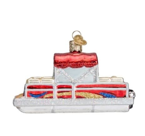 Pontoon Boat Ornament