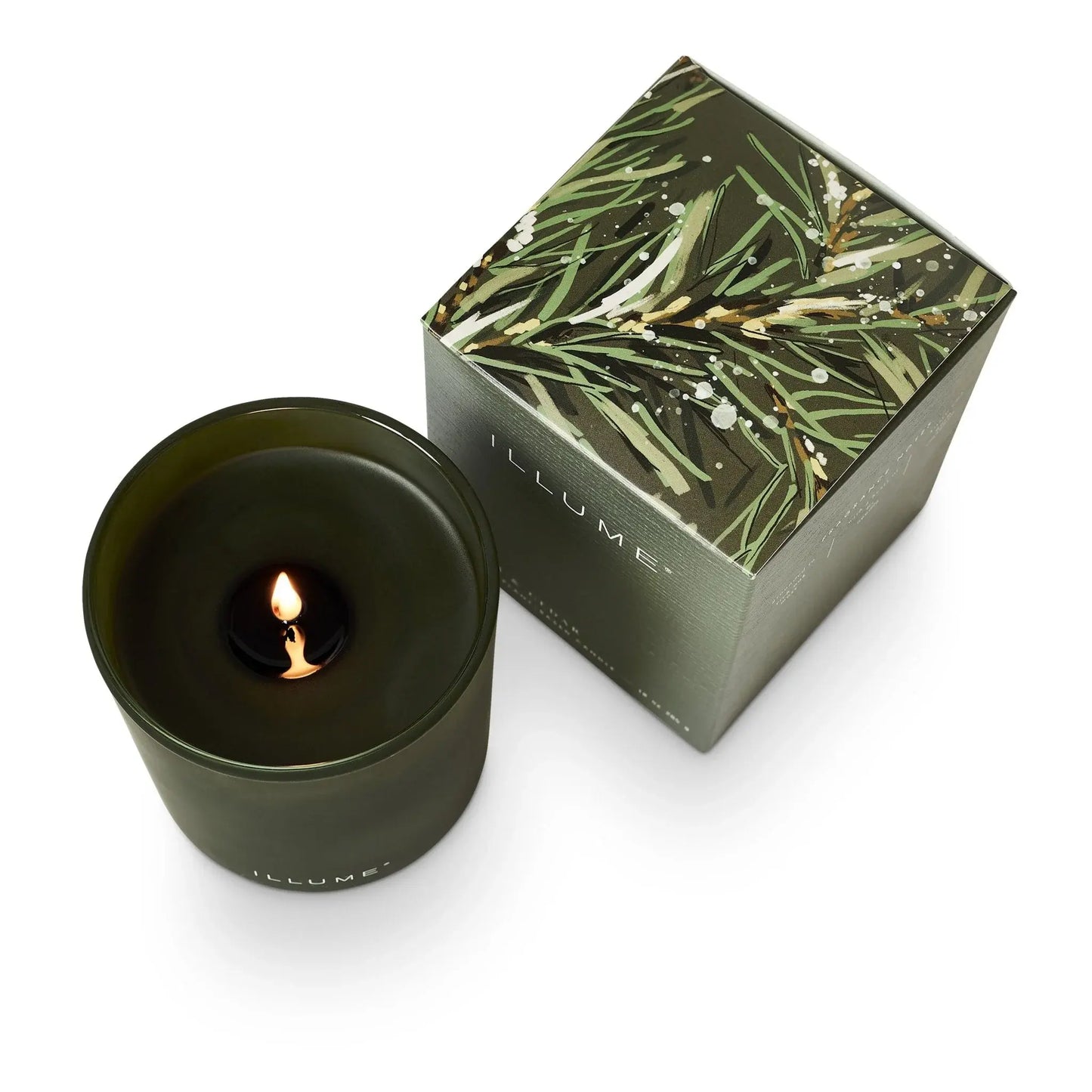 Balsam + Cedar Frosted Glass Candle | 10oz