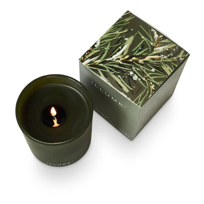Balsam + Cedar Frosted Glass Candle | 10oz