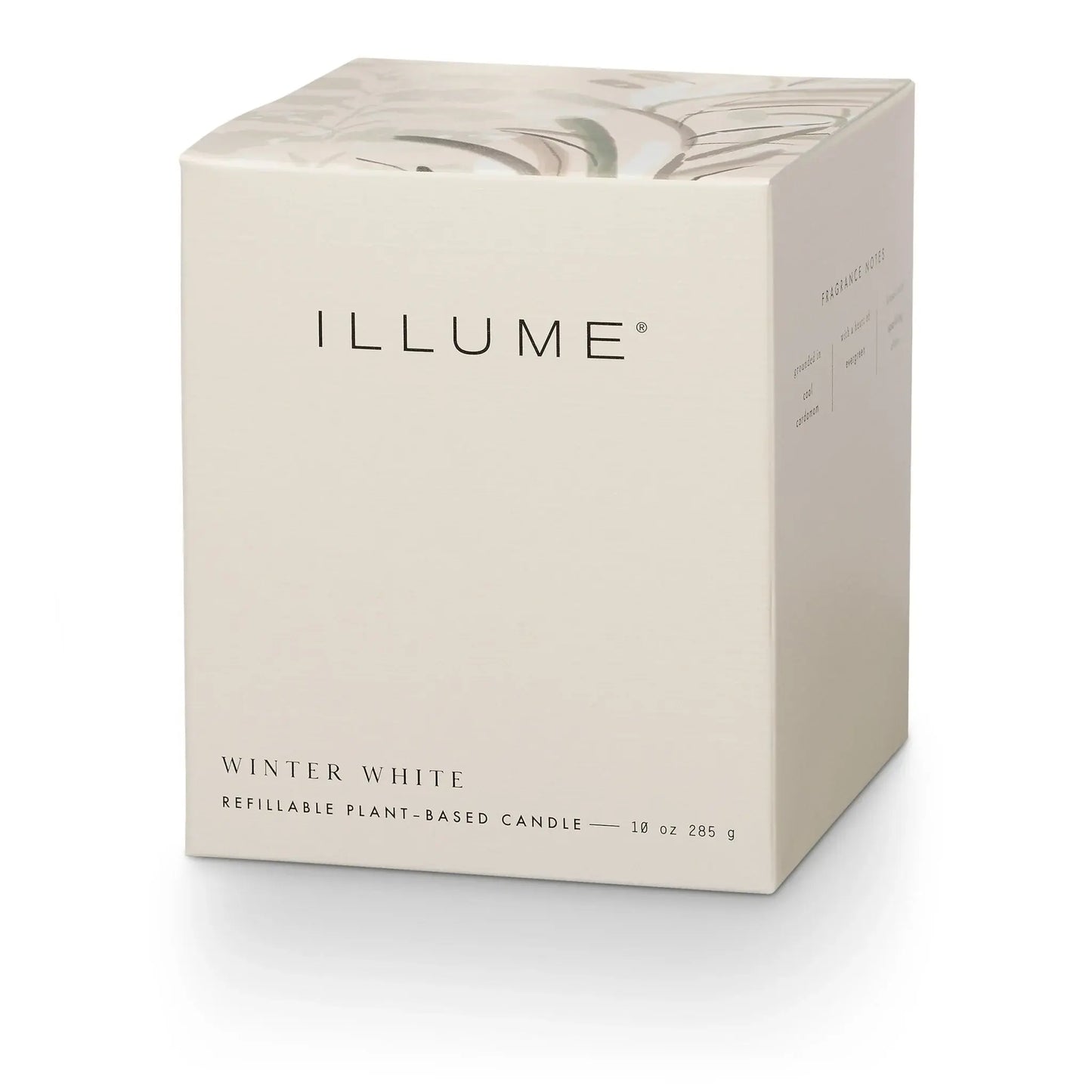 Winter White Frosted Glass Candle | 10oz