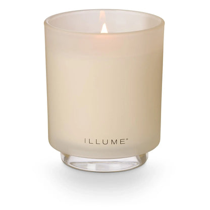 Winter White Frosted Glass Candle | 10oz