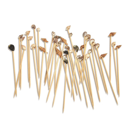 Seashell Pick Set of 40