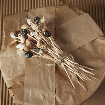 Seashell Pick Set of 40