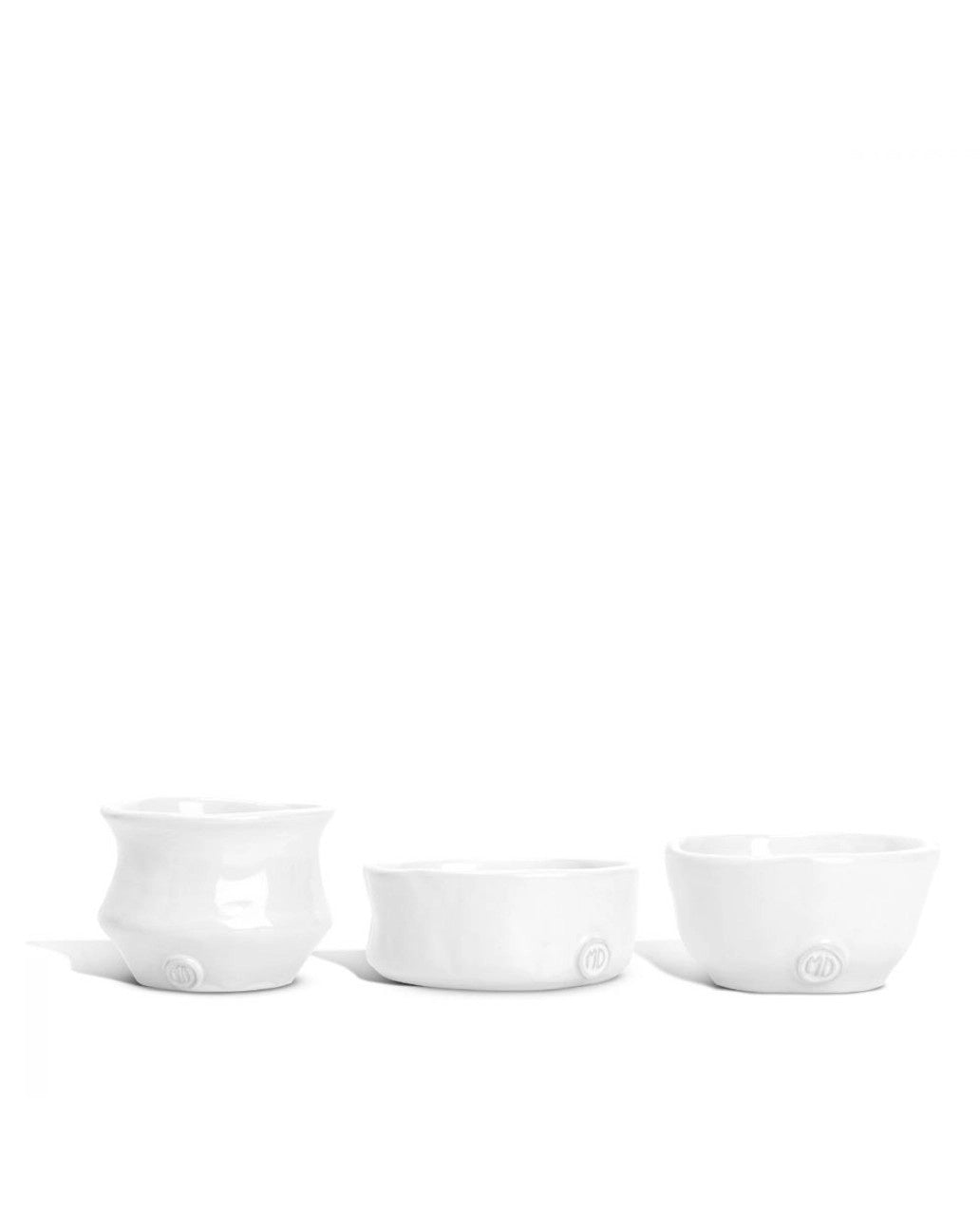 Montes Doggett Handcrafted Pottery Bowl No. 884 Set of 3