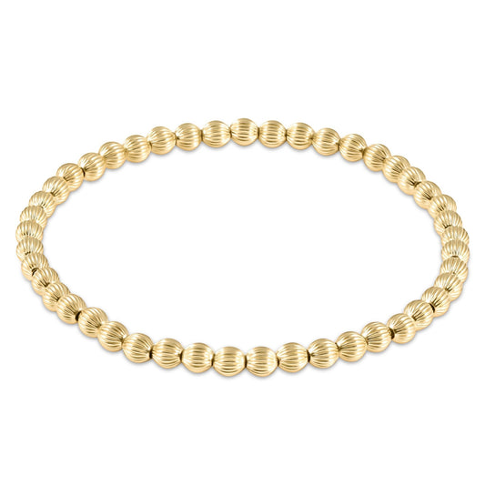 Dignity Gold 4mm Bead Bracelet