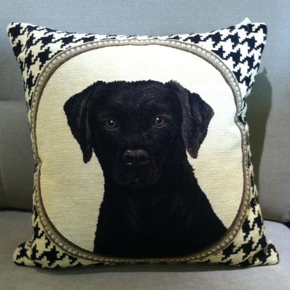 Houndstooth Dog Pillow