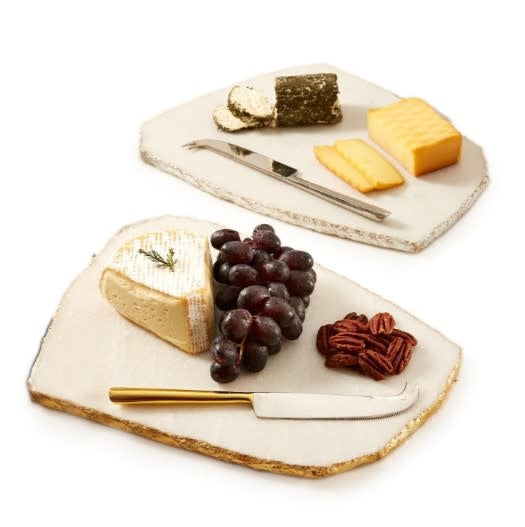 Marble Cheese Plate w/ Knife