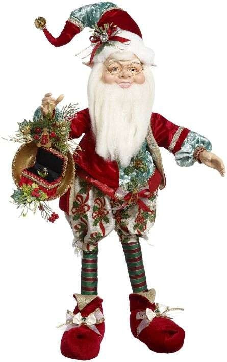 Mark Roberts 5 Golden Rings North Pole Elf | 34.5in