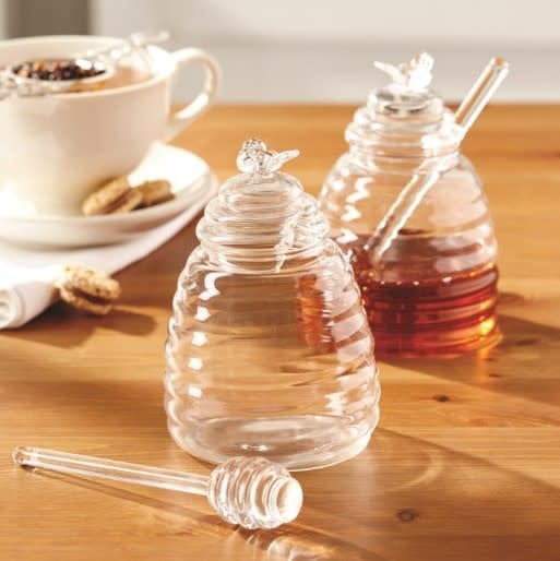 Honey Pot  Set with dipping stick