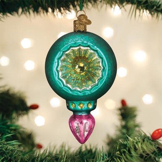 Turquoise Luster Reflection Ornament