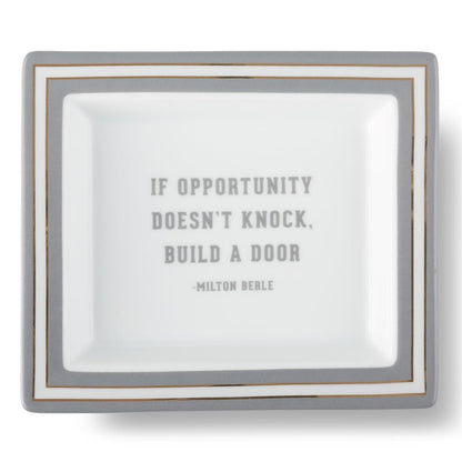 Gentlemen's Saying Desk Tray | 6.5in x 5.75in