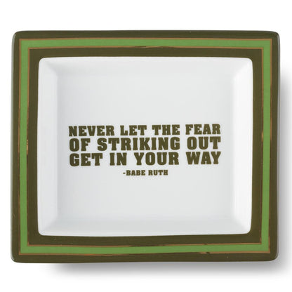 Gentlemen's Saying Desk Tray | 6.5in x 5.75in