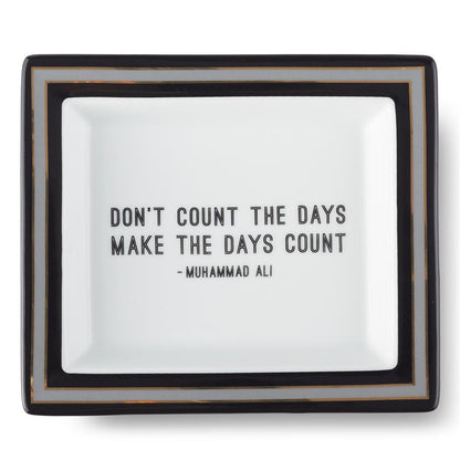 Gentlemen's Saying Desk Tray | 6.5in x 5.75in