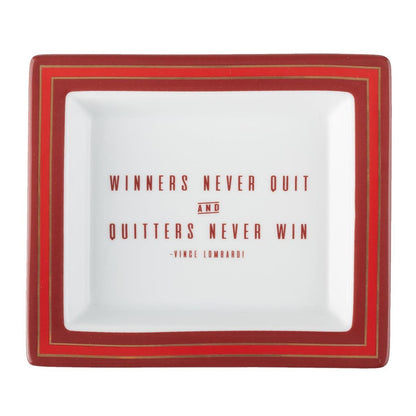 Gentlemen's Saying Desk Tray | 6.5in x 5.75in