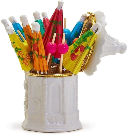 Umbrella Pick Set w/ Pagoda Holder