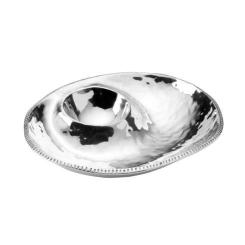Gourmet Grillware River Rock Chip + Dip Bowl | 15in X 14.75in