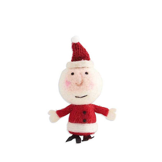 Santa Felt Ornament