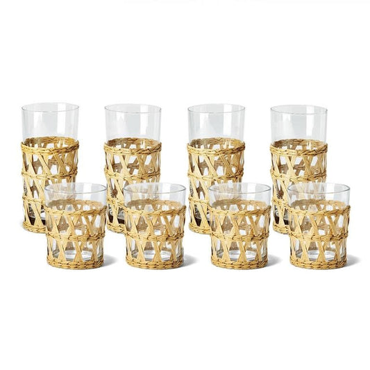Lattice Drinking Glass |Tall