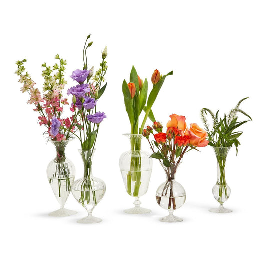 Verre Fluted Vases | Set of 5