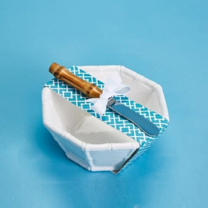 Bamboo Handle Spreader & Bowl Set
