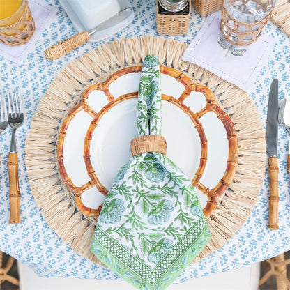 Bamboo Style Dessert Plate | Natural 8.75in