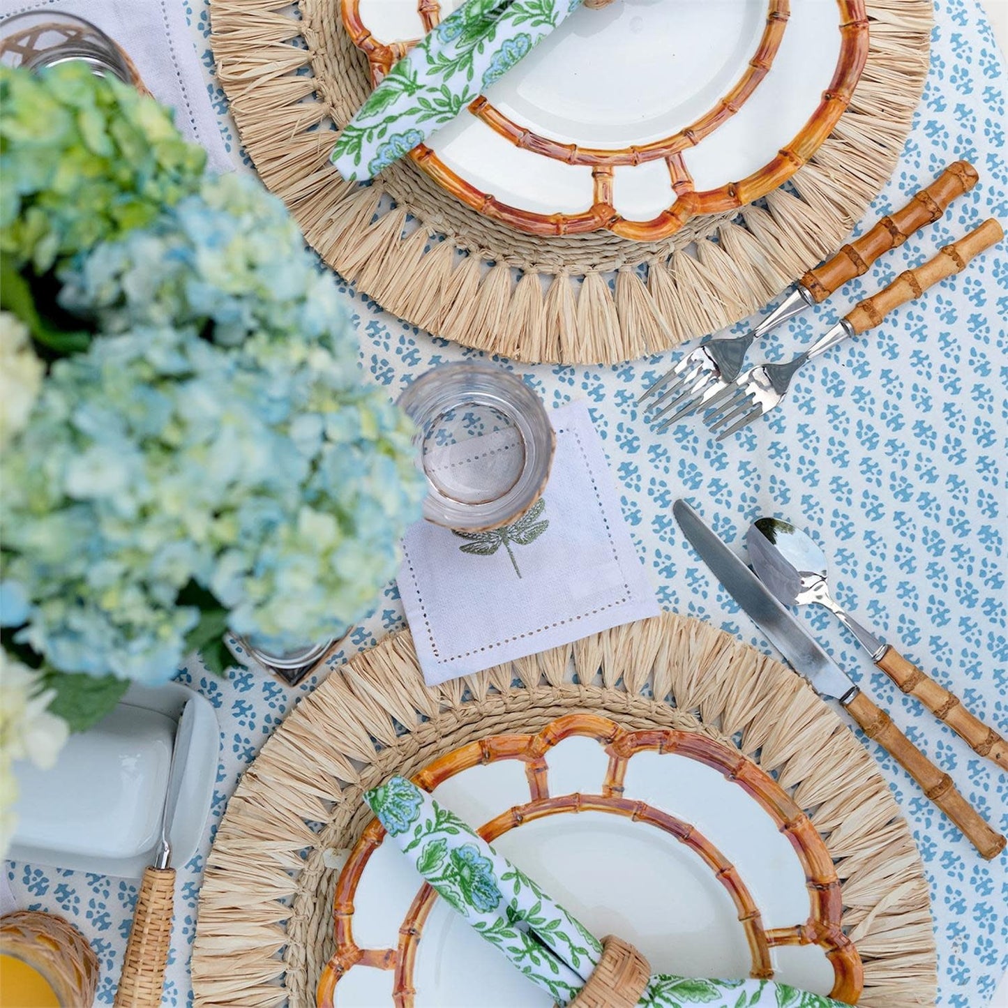 Bamboo  Style Dinner Plate | Natural 11in