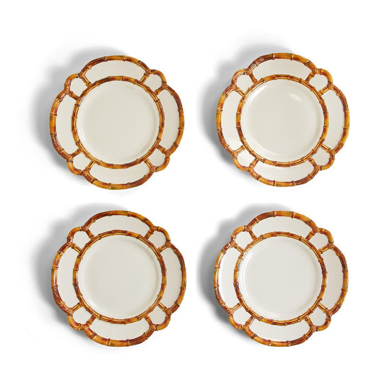 Bamboo  Style Dinner Plate | Natural 11in