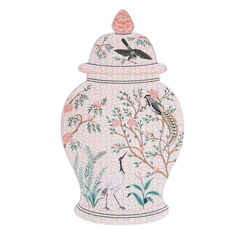 Pink Ginger Jar Puzzle 500pc
