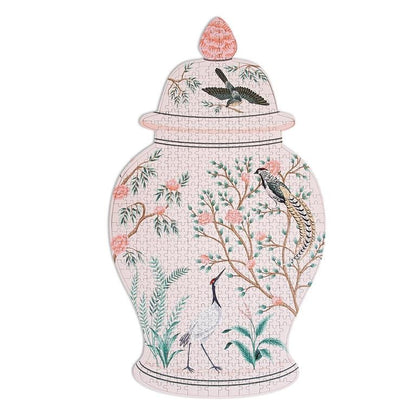 Pink Ginger Jar Puzzle 500pc
