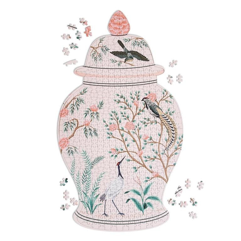 Pink Ginger Jar Puzzle 500pc