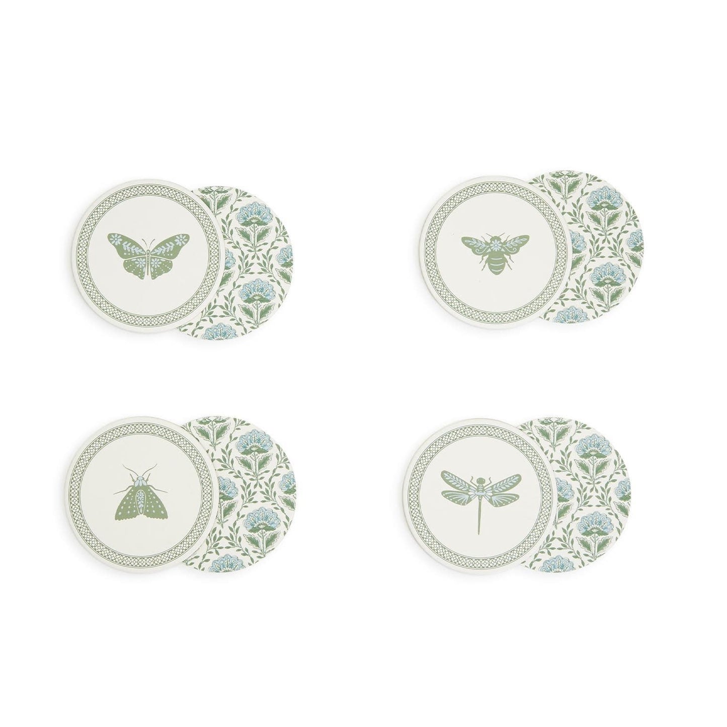 Green Butterfly Coaster Set/40