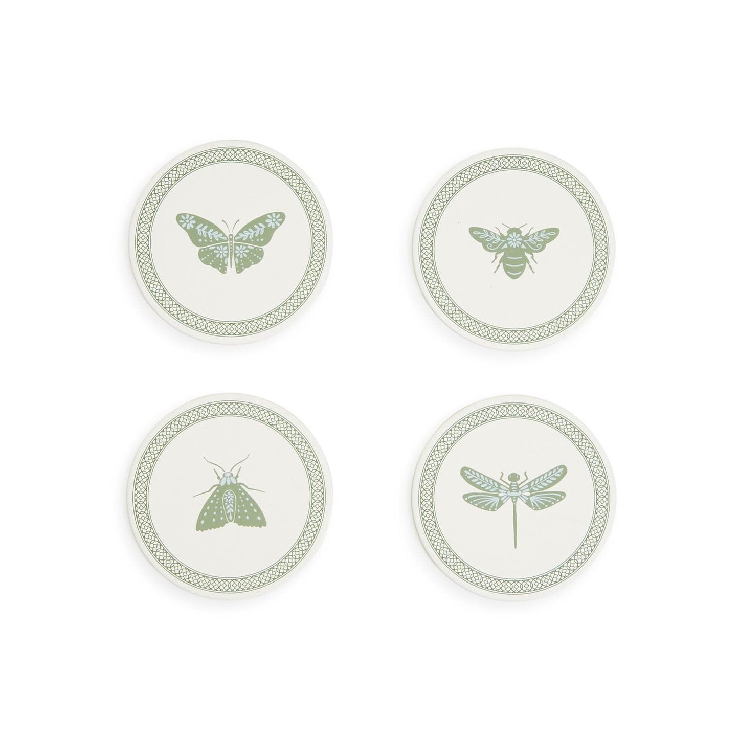 Green Butterfly Coaster Set/40