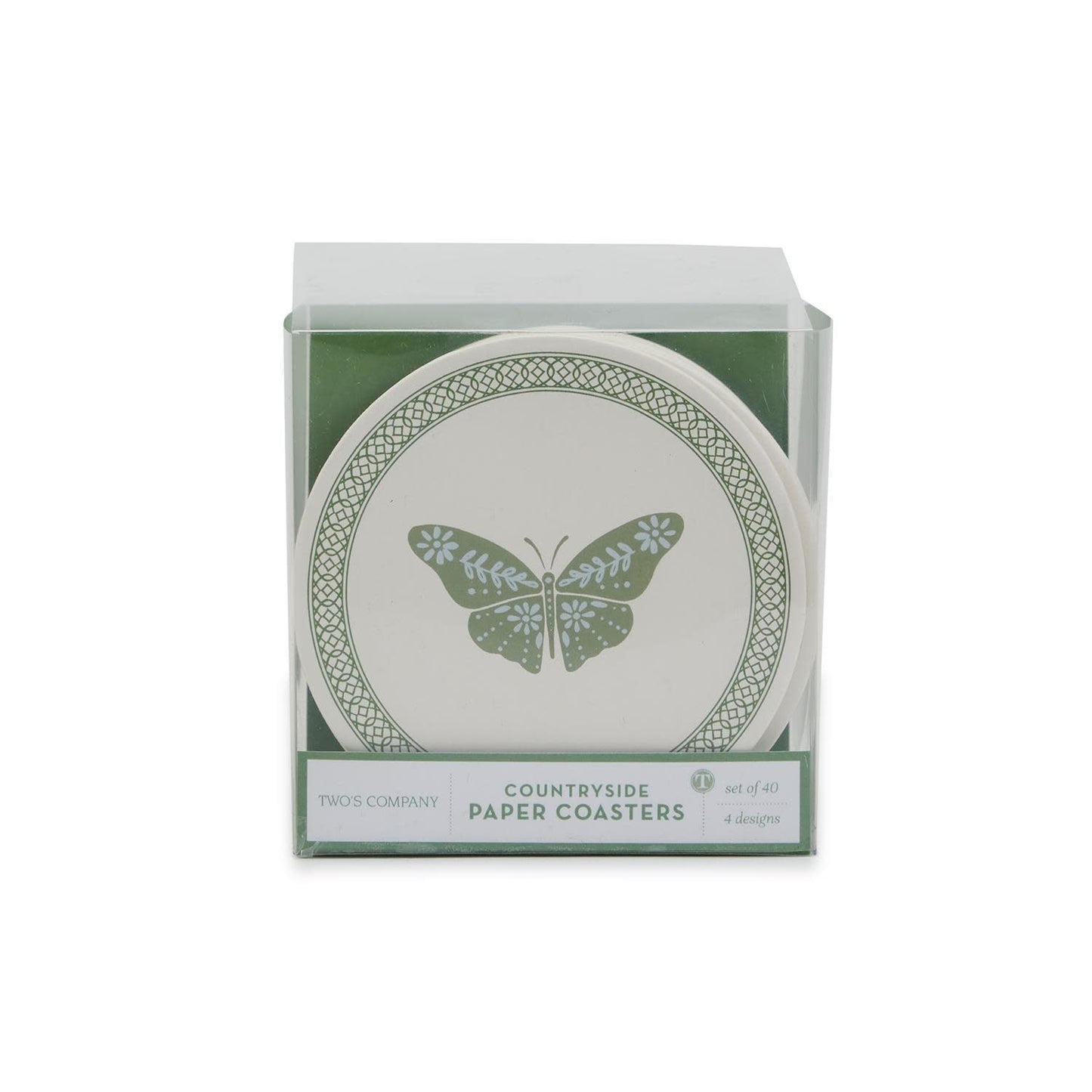 Green Butterfly Coaster Set/40