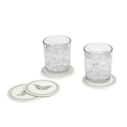 Green Butterfly Coaster Set/40