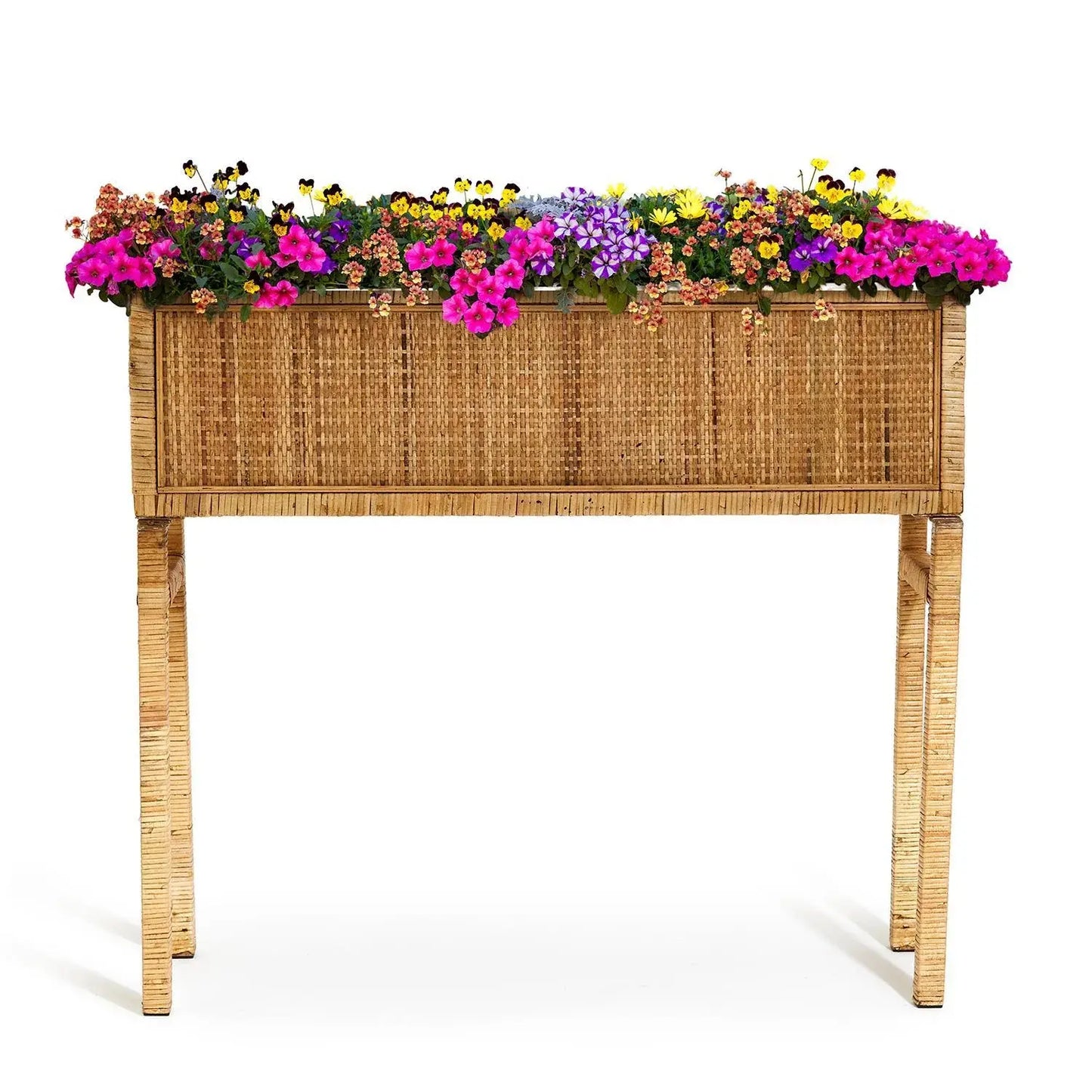 Rattan Table Planter | 30.75in x 27.5in