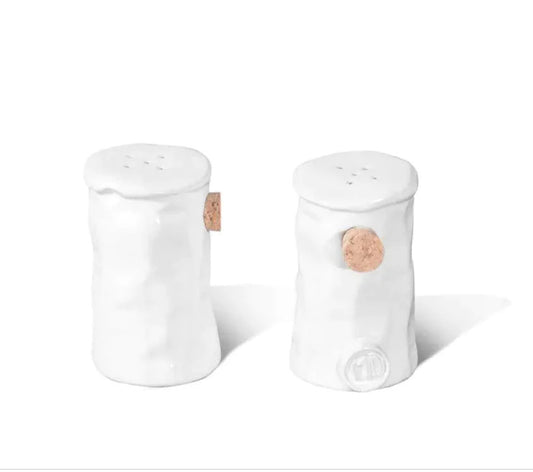 Montes Doggett Handcrafted Pottery Salt & Pepper No. 390 | 1.75x3in