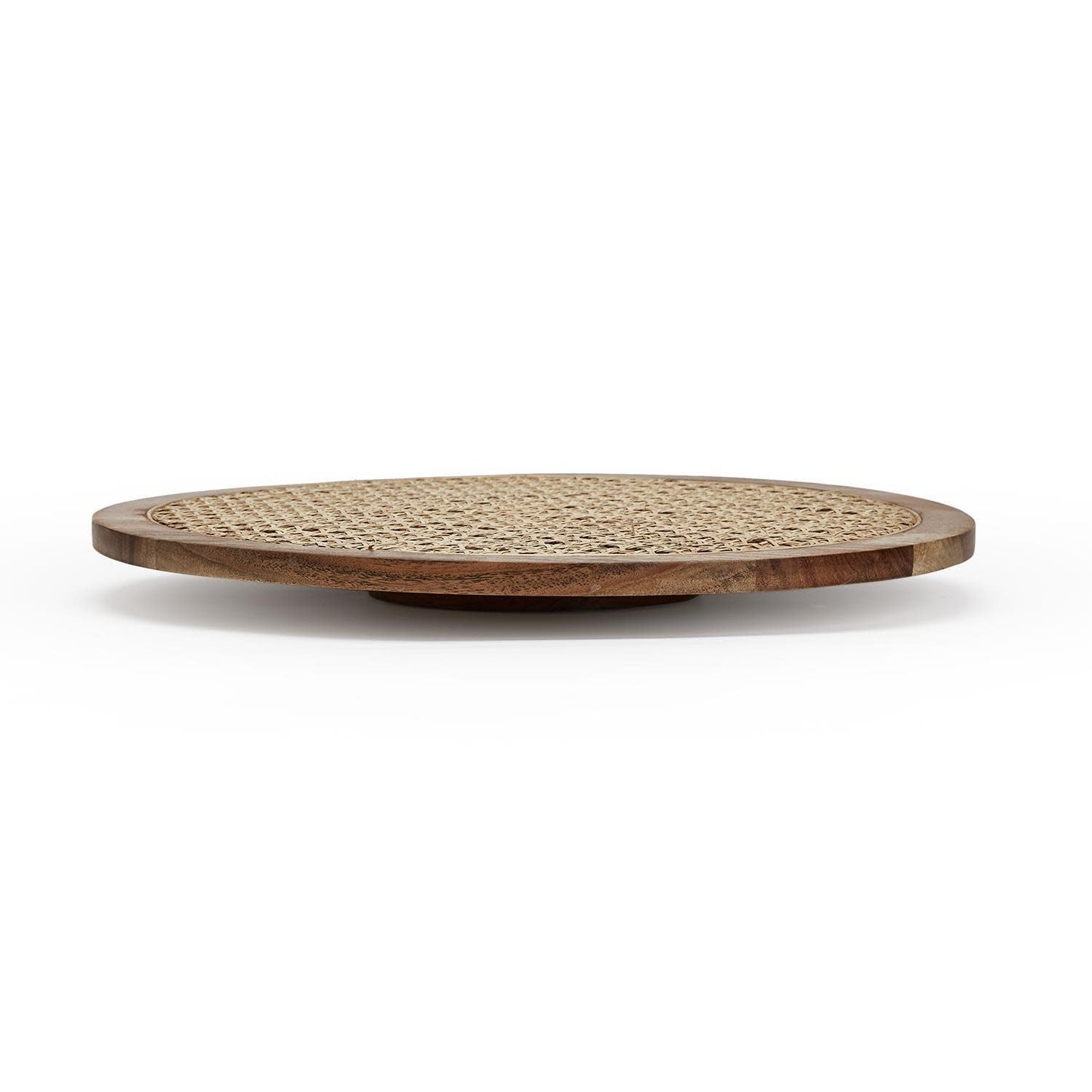 Cane Woven Rotating Centerpiece | 18in